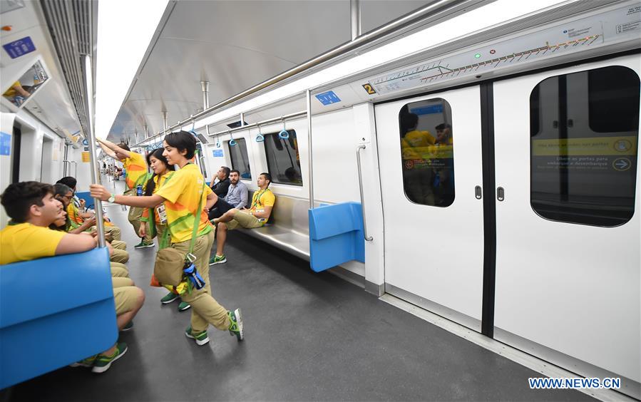 Rio's key Olympic transport metro line uses Changchun-made trains