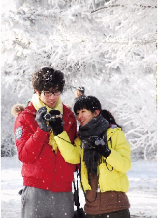 Beautiful rime scenery appears in Dandong