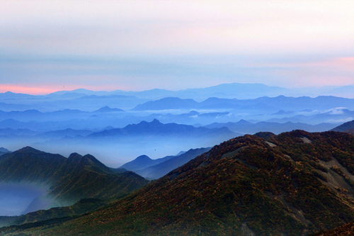 Huabo Mountain Scenic Area in Dandong