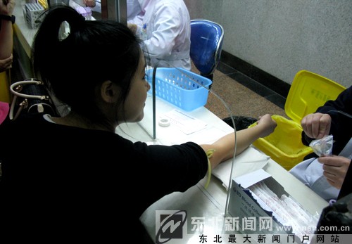 Physical exam for female recruits in Liaoning