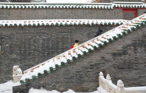 Snow comes to Shenyang Imperial Palace
