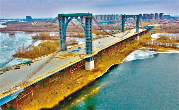 Construction work finishes on Dongta Bridge