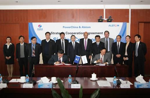 POWERCHINA and Alstom sign strategic cooperation agreement