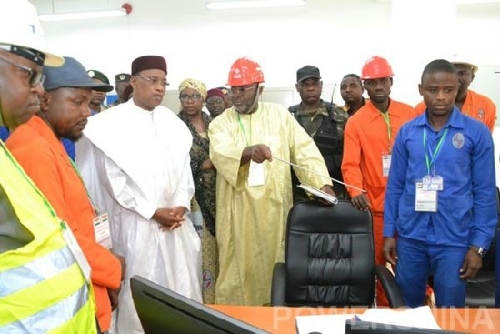 Nigerien president attends heavy oil power station completion ceremony