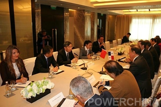 Chairman of POWERCHINA meets Panamanian president