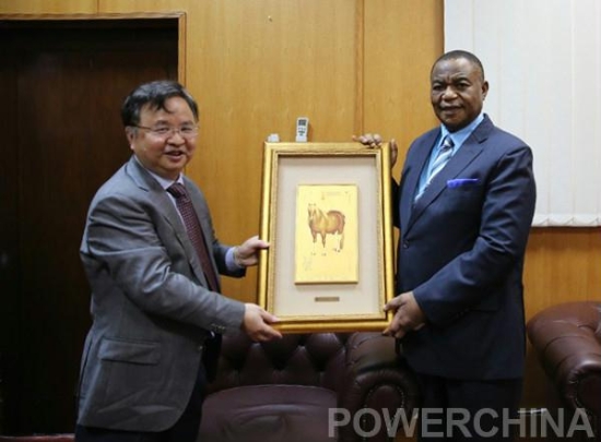 POWERCHINA official meets vice president of Zimbabwe