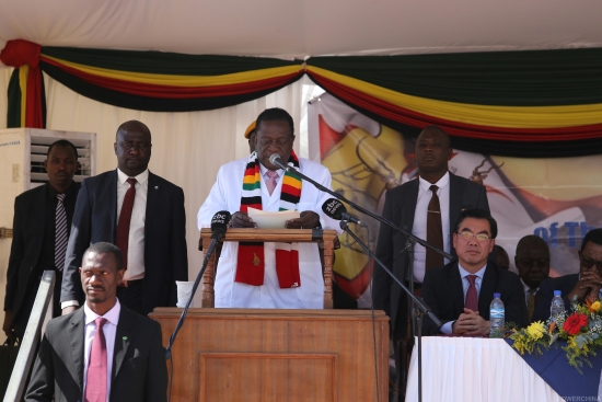 Zimbabwe president witnesses start of Hwange Thermal Power Station Expansion Project