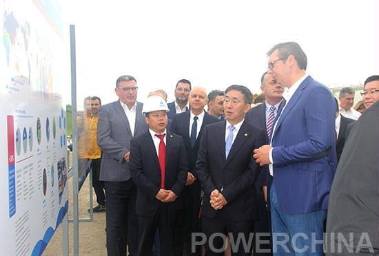 POWERCHINA chairman meets Serbian president