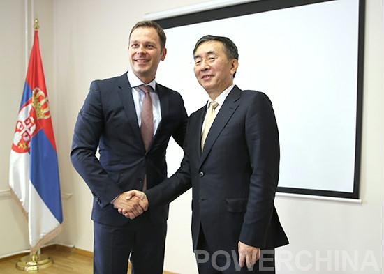 POWERCHINA chairman meets Serbian president