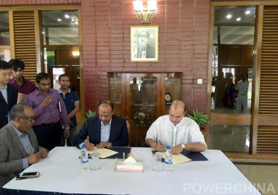 SEPCOIII, Bangladeshi navy sign MOU for S.ALAM project