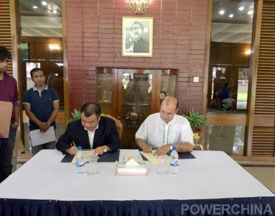 SEPCOIII, Bangladeshi navy sign MOU for S.ALAM project