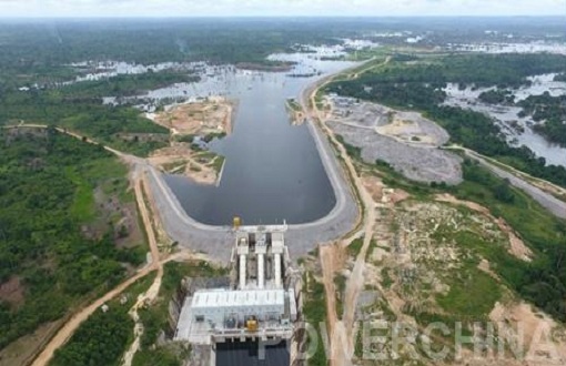 Soubre hydropower dam in Cote d'Ivoire