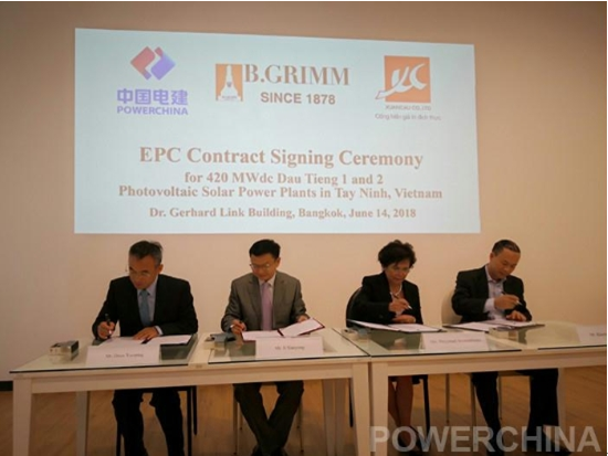 POWERCHINA signs EPC contract for Asia Pacific market