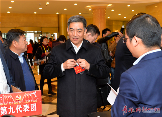 In pics: delegates arrive for Qingdao's 12th Party congress