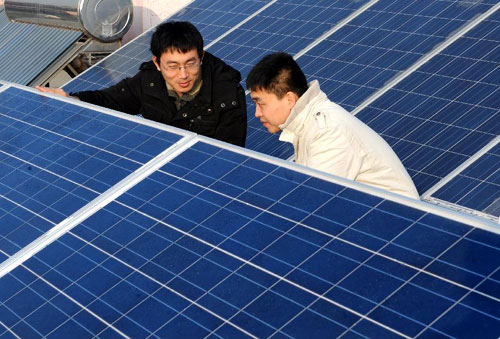China's 1st individual user of grid-connected photovoltaic power