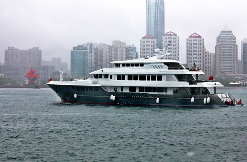 Maiden voyage of Chinese-made aluminum alloy yacht
