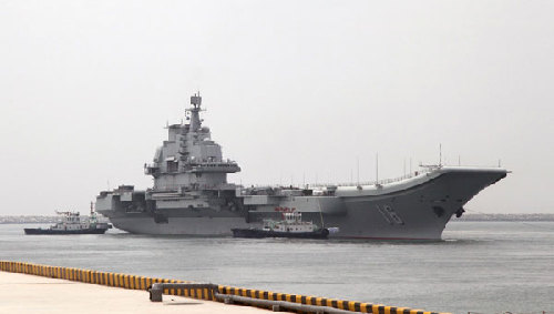 China's first aircraft carrier begins sea trials