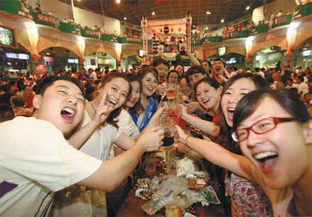 Cheers for beers in Qingdao