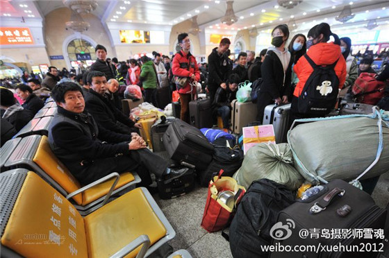 'Chunyun' at Qingdao Railway Station