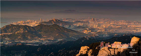 Breathtaking sunrise at Laoshan District in Qingdao