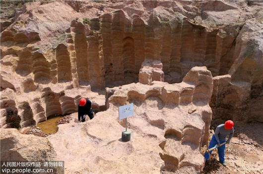 600-year-old stone pits discovered in Qingdao