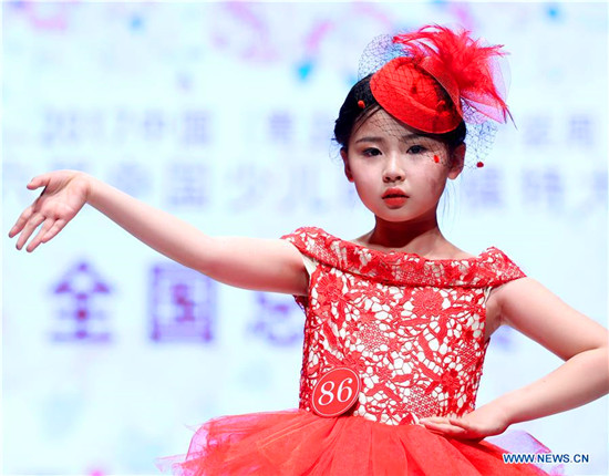 Children's model contest held in Qingdao