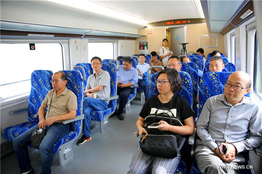 China's CRH6A-A, CRH6F-A intercity trains go off production line in Qingdao