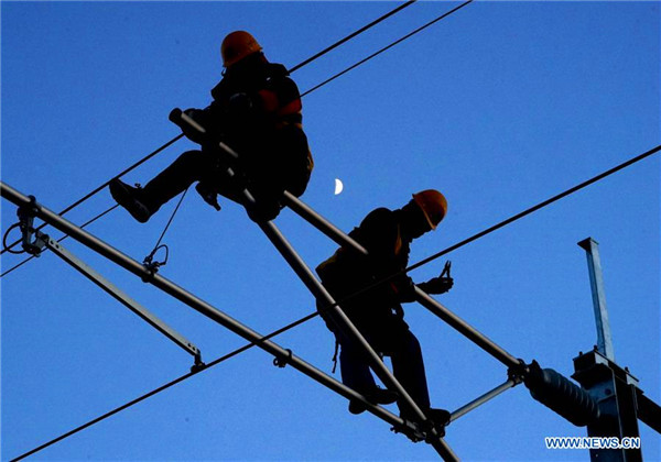 Jinan-Qingdao high-speed railway under construction