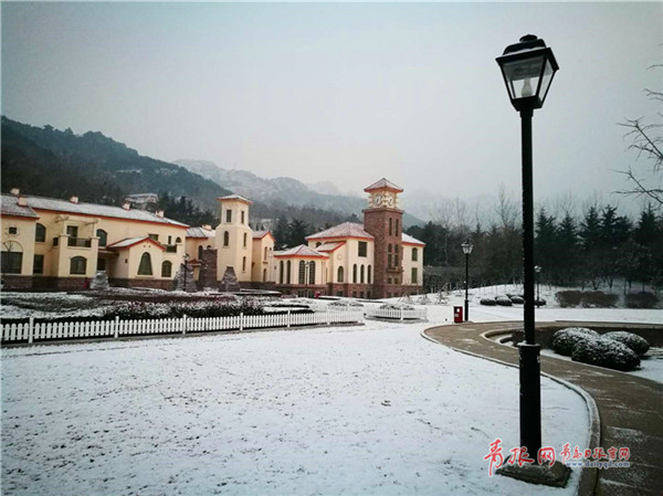 Qingdao welcomes first snow of the New Year