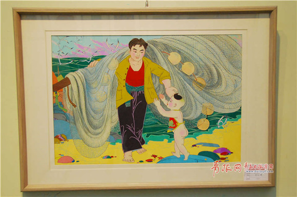 New Year painting exhibition dazzles Qingdao