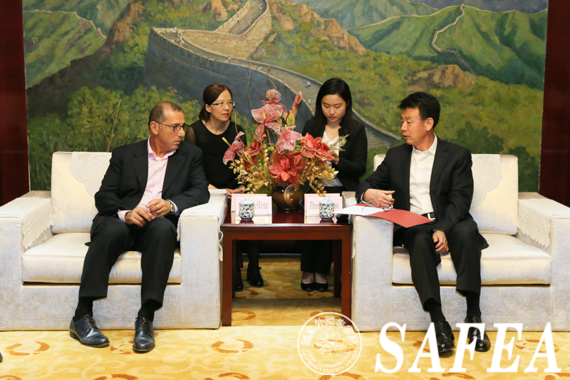 SAFEA administrator meets with the Israeli Ambassador to China