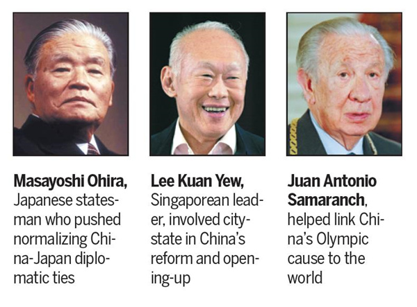 10 foreigners given medals for roles in reform, opening-up