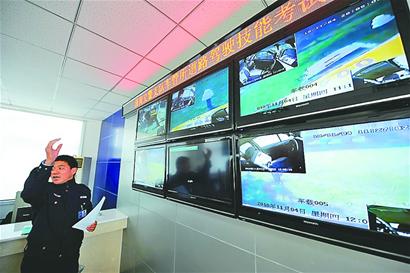 济南路考开始电子智能评判 合格当场拿驾照\/图