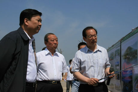 第七届中国国际园林花卉博览会园区建设全面推进