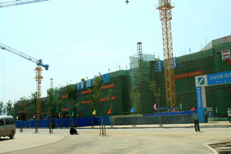 第七届中国国际园林花卉博览会园区建设全面推进