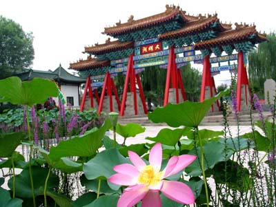 四面荷花三面柳,一城山色半城湖是大明湖风景