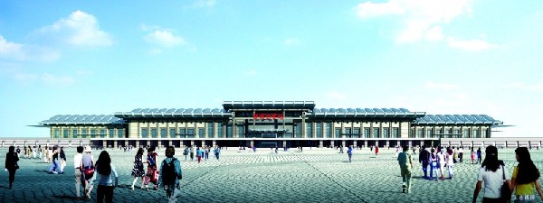 山东新门户地标——京沪高铁济南西客站开工 两年后1.5小时到京