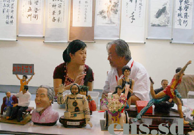 山东非遗传人何晓铮师徒面塑将申报吉尼斯纪录