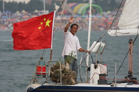“日照”号归来--中国首次单人无动力帆船环球航海成功