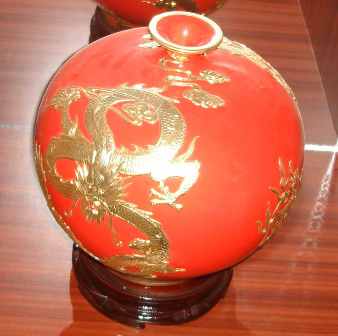 山东省海阳市金镶玉“中国红”成为国宾礼品
