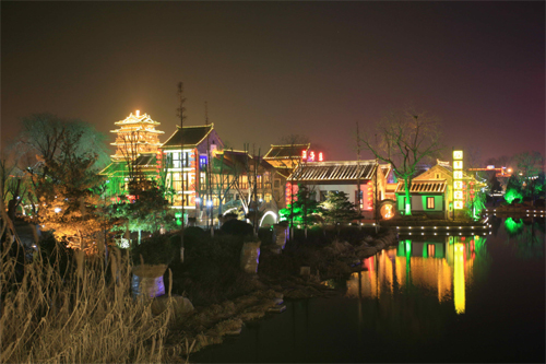 梦幻大明湖夜景