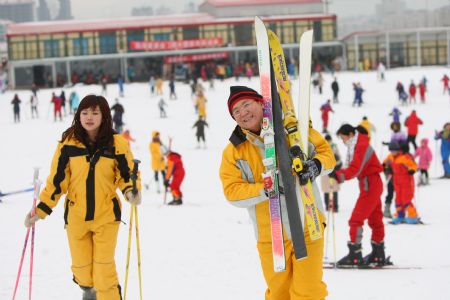 Sports on snow become favourite holiday choic