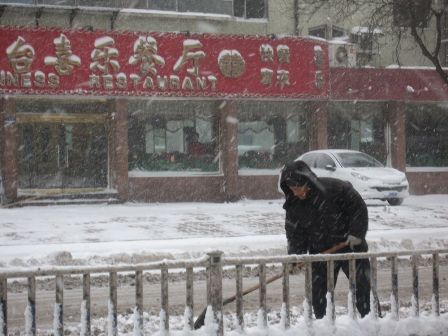 烟台暴雪成灾
