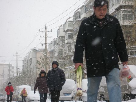 烟台暴雪成灾