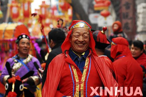 游山东淄博周村古城 过民俗大年
