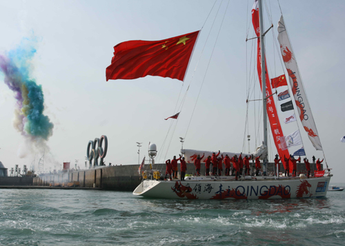 2009——2010克利伯环球帆船赛从青岛启航