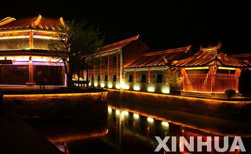“运河古城”台儿庄夜景美如画