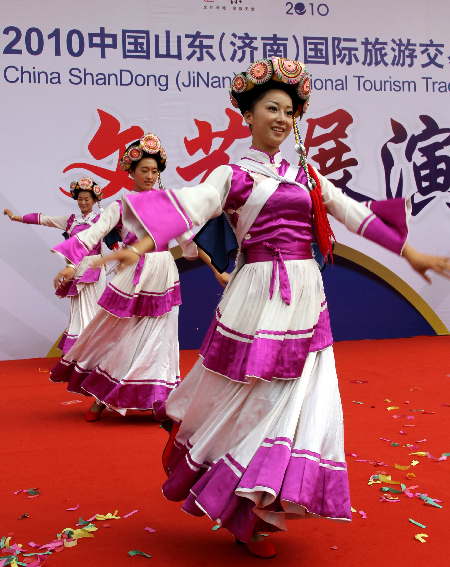 海内外旅游胜地争相亮相2010中国山东旅游交易会