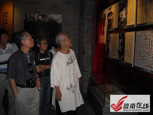 枣庄古城迎来台湾书画家