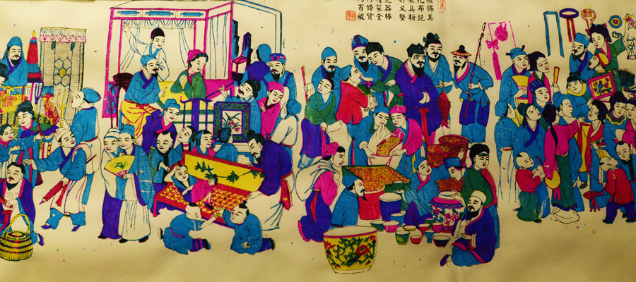 New Year paintings